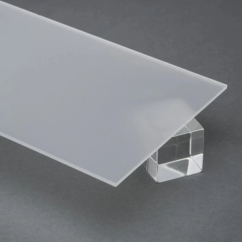 Anti-glare polycarbonat plade